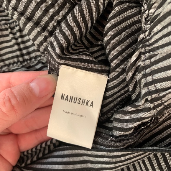 Nanushka Natchez paper bag pants in medium - Picture 9 of 15